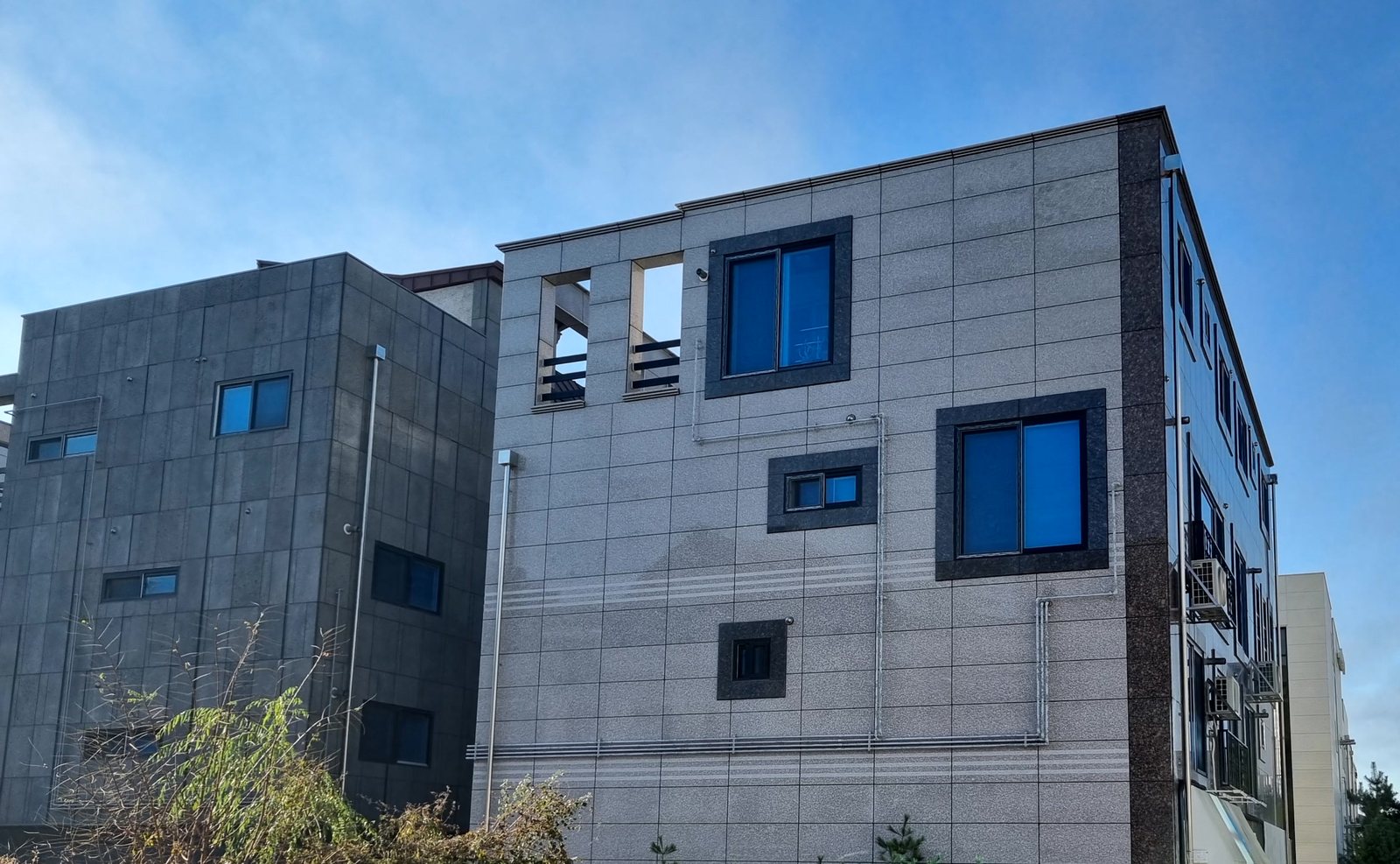 외벽과 창호 접합부 확인 자료