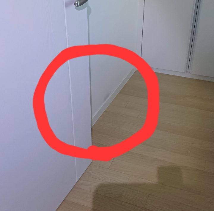 평택 팽성읍 본정리 실내 바닥 입구 주변 상태